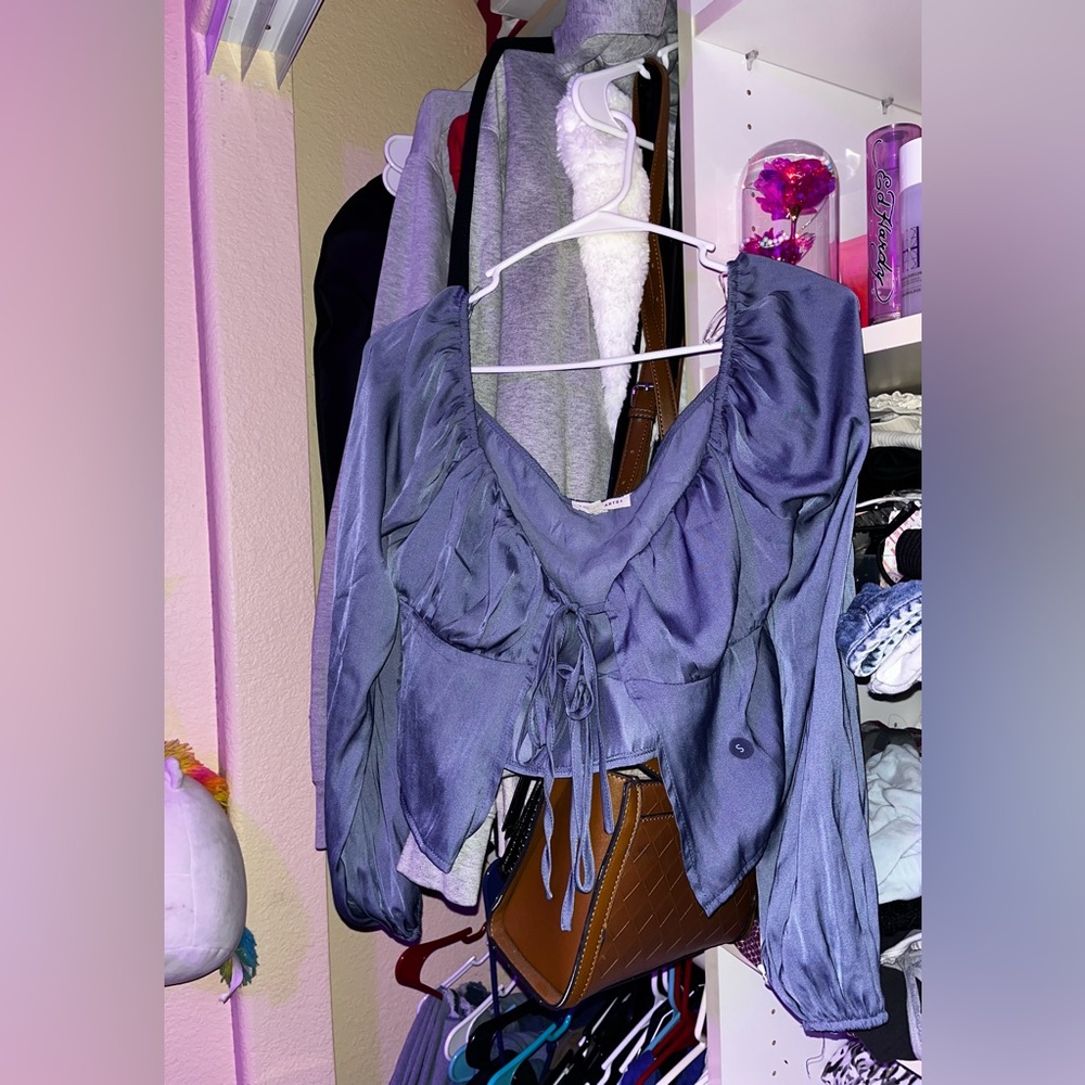 L.A sweetheart neck lantern sleeve blouse🛬